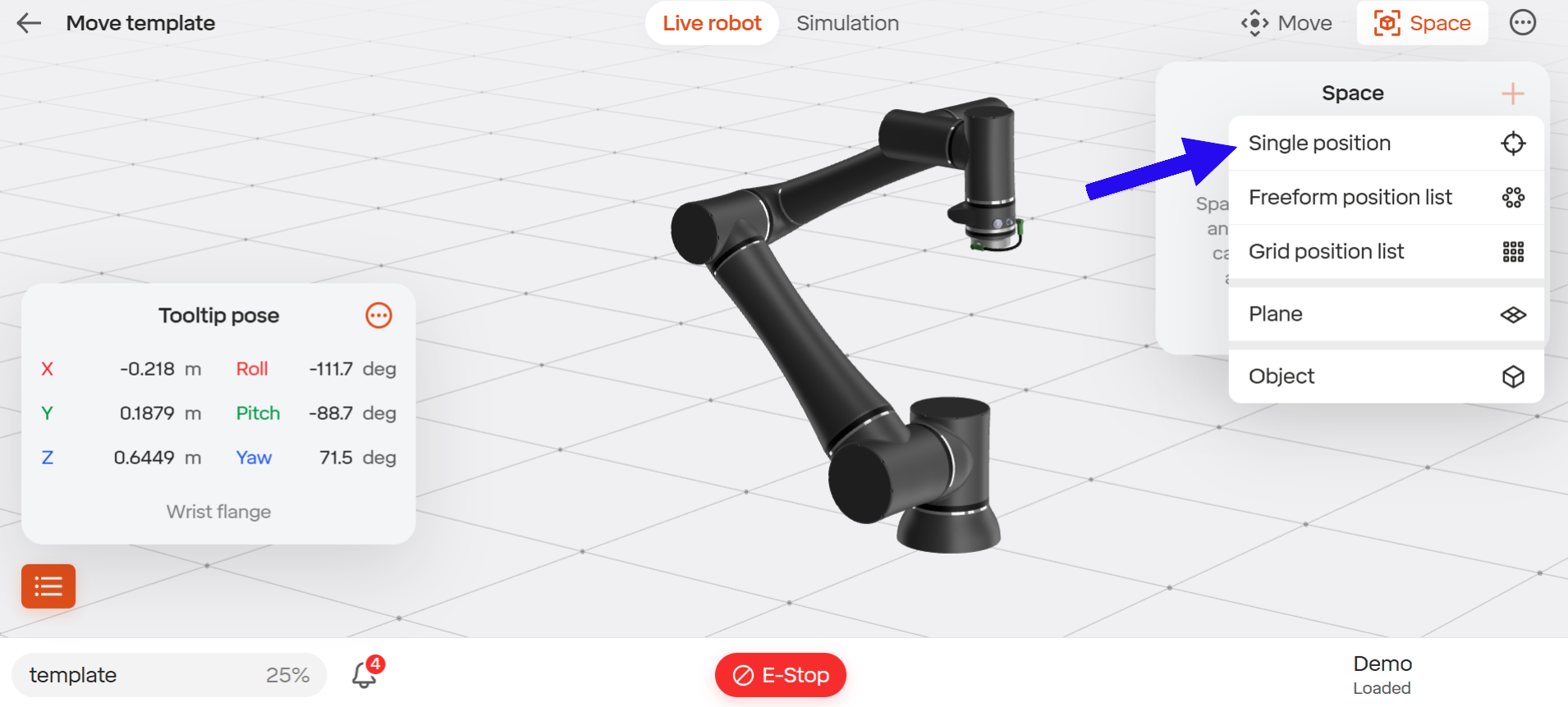 Adding a new Single Position