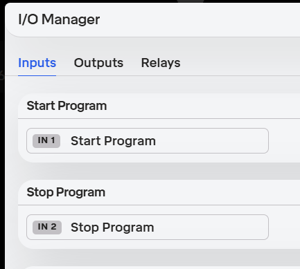 Inputs