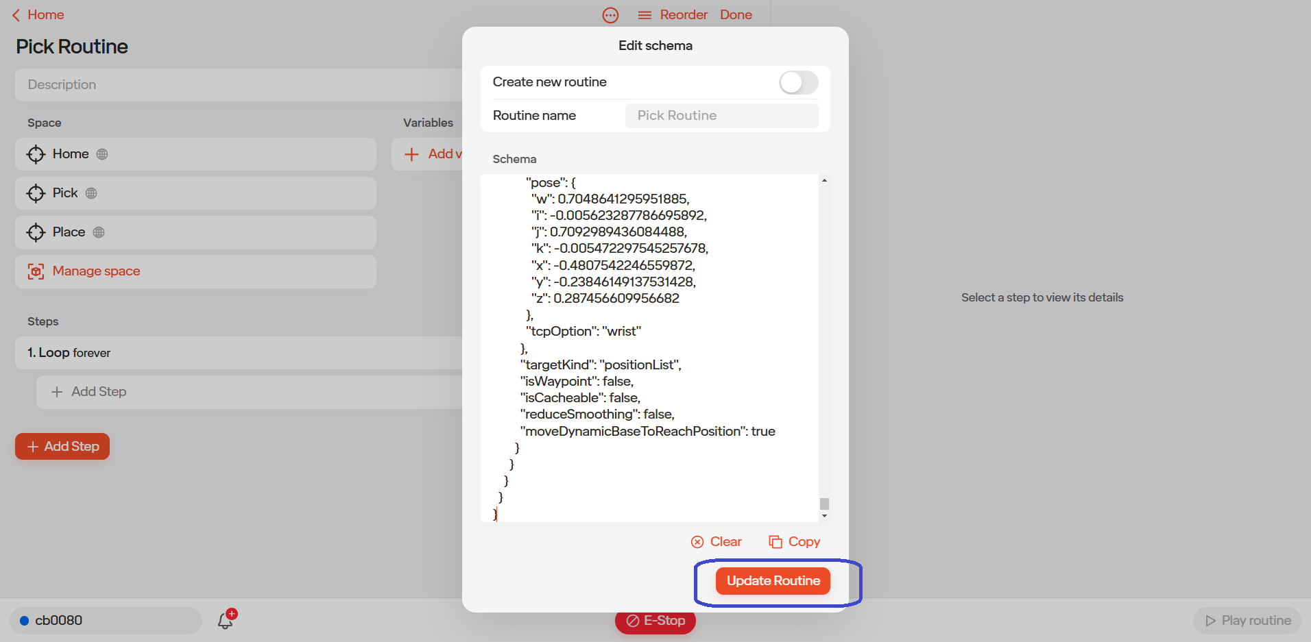 Paste Schema