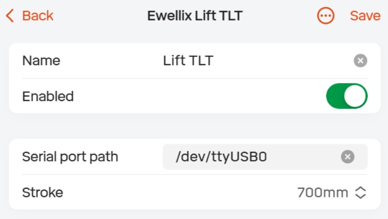 Adding Ewellix Lift