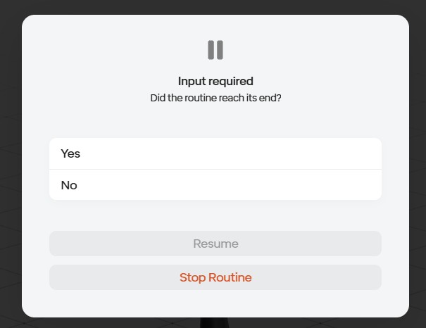 Choice in Routine