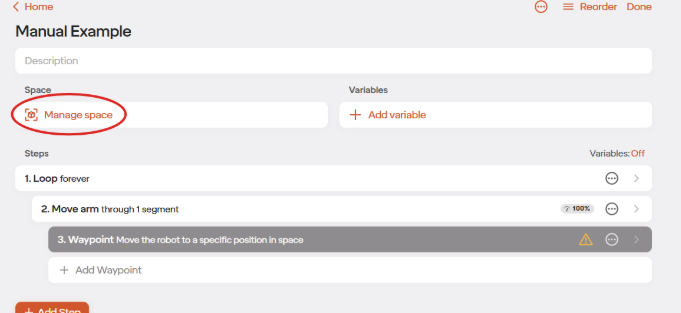 Add from Space Details
