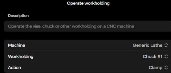 Operate Workholding Step