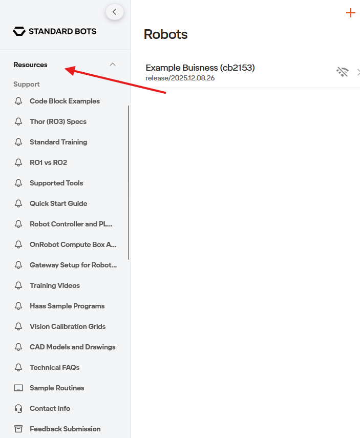 Resources Tab